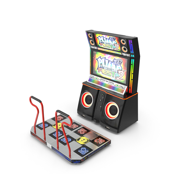 Pump It Up Fiesta 2 Arcade Dance Machine PNG & PSD Images