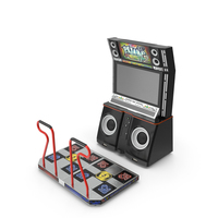 Pump It Up Fiesta 2 Arcade Dance Machine Off PNG & PSD Images