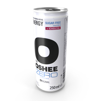 Beverage Can Oshee Zero Energy Drink 250ml PNG & PSD Images