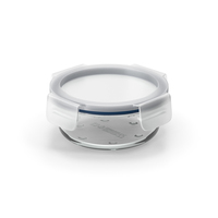Round Glass Clip Lock Storage Container 400ml PNG & PSD Images