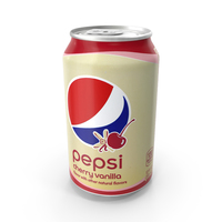 Beverage Can Pepsi Cherry Vanilla 330ml PNG & PSD Images