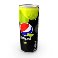 Beverage Can Pepsi Lime 330ml Tall 2020 PNG & PSD Images