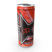 Rockstar Freeze Energy Drink 250ml Beverage Can PNG & PSD Images