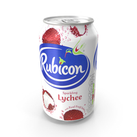 Beverage Can Rubicon Lychee 330ml PNG & PSD Images