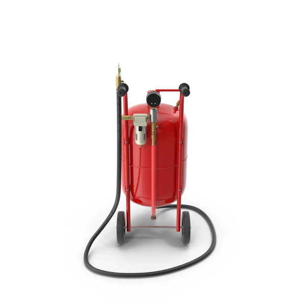 Sandblasting Machine Red PNG & PSD Images
