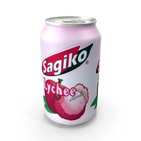 Beverage Can Sagiko Lychee 320ml 2019 PNG & PSD Images