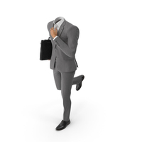 Hurry Bag Suit Grey PNG & PSD Images
