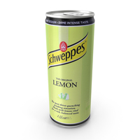 Beverage Can Schweppes Lemon 330ml Tall PNG & PSD Images