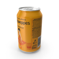 Beverage Can Schweppes Limited Edition Orange 330ml PNG & PSD Images