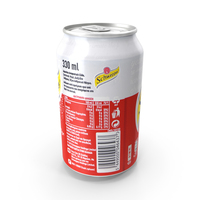 Beverage Can Schweppes Soda Water 330ml PNG & PSD Images