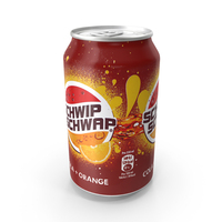 Beverage Can Schwip Schwap Cola Orange 330ml PNG & PSD Images