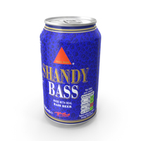 Beverage Can Shandy Bass 330ml PNG & PSD Images