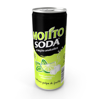 Beverage Can Terme di Crodo Mojito Soda 330ml Tall 2020 PNG & PSD Images