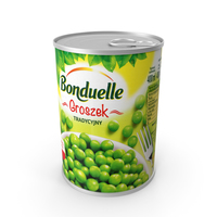 Can Bonduelle Green Peas  400ml PNG & PSD Images