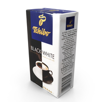 Coffe Bag Tchibo Black and White Ground 250g PNG & PSD Images