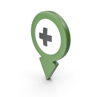 Location Sign Hospital Green PNG & PSD Images