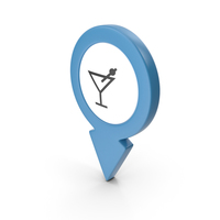 Location Sign Bar Blue PNG & PSD Images