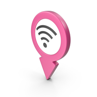Location Sign Wifi Pink PNG & PSD Images