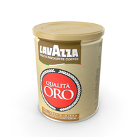 Coffe Can Lavazza Qualita Oro 250g Can PNG & PSD Images