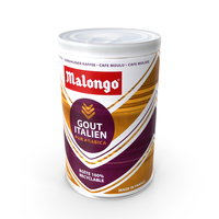 Coffee Can Malongo Gout Italien Pur Arabica 250g 2020 PNG & PSD Images