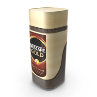 Coffe Instant Nescafe Gold Rich and Smooth 100g Jar PNG & PSD Images