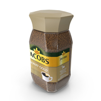 Coffee Instant Jacobs Cronat Gold 200g Jar 2018 PNG & PSD Images
