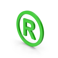 Symbol Registered Trademark Green PNG & PSD Images