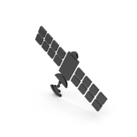 Symbol Satellite Black PNG & PSD Images