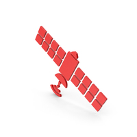 Symbol Satellite Red PNG & PSD Images