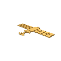 Gold Symbol Satellite PNG & PSD Images