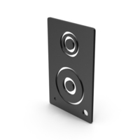 Symbol Speaker Black PNG & PSD Images
