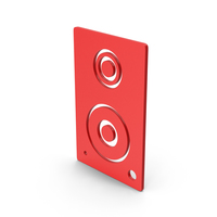 Symbol Speaker Red PNG & PSD Images