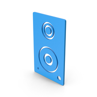 Symbol Speaker Blue PNG & PSD Images