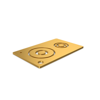 Gold Symbol Speaker PNG & PSD Images