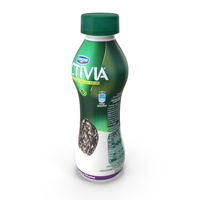 Dairy Bottle Danone Activia Dried Plum 300g PNG & PSD Images