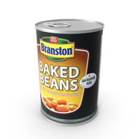 Food Can Branston Baked Beans 410g PNG & PSD Images