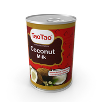 Food Can House of Asia Coconut Milk 400ml 2020 (2) PNG & PSD Images