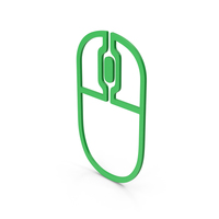 Symbol Mouse Green PNG & PSD Images