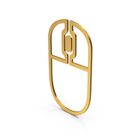 Symbol Mouse Gold PNG & PSD Images