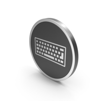 Silver Icon Keyboard PNG & PSD Images