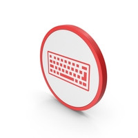 Icon Keyboard Red PNG & PSD Images