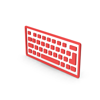 Symbol Keyboard Red PNG & PSD Images