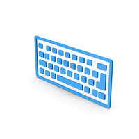 Symbol Keyboard Blue PNG & PSD Images