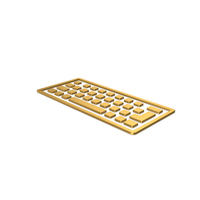 Gold Symbol Keyboard PNG & PSD Images