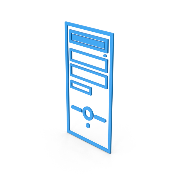 Symbol Computer Case Blue PNG & PSD Images