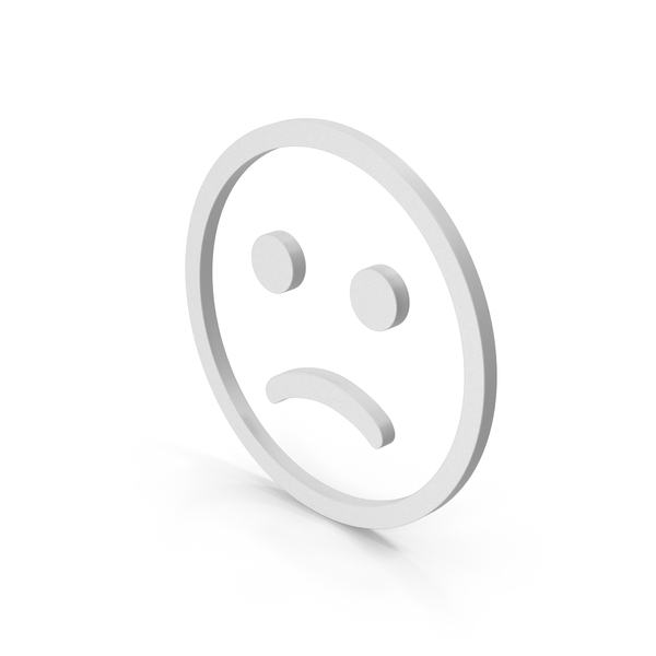 Frightened face emoticon symbol transparent png