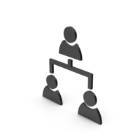 Symbol People Connection Black PNG & PSD Images