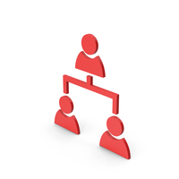 Symbol People Connection Red PNG & PSD Images