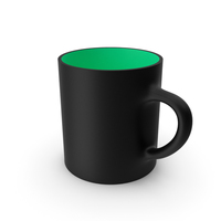 Black Light Green Cup PNG & PSD Images