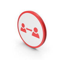 Icon People Connect Red PNG & PSD Images